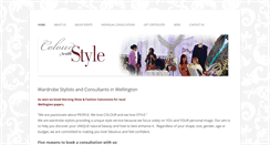 Desktop Screenshot of colourwithstyle.co.nz